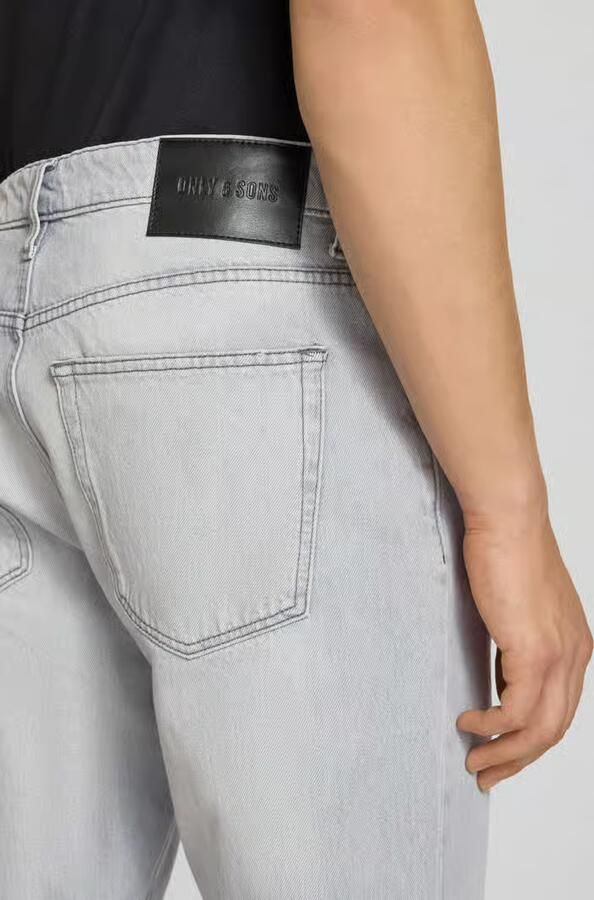 Only & Sons straight fit jeans van pure katoen model 'EDGE'