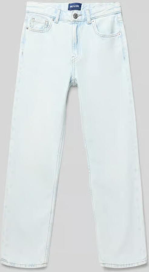 ONLY & SONS JUNIOR OSJEDGE straight leg jeans light blue denim - Foto 5