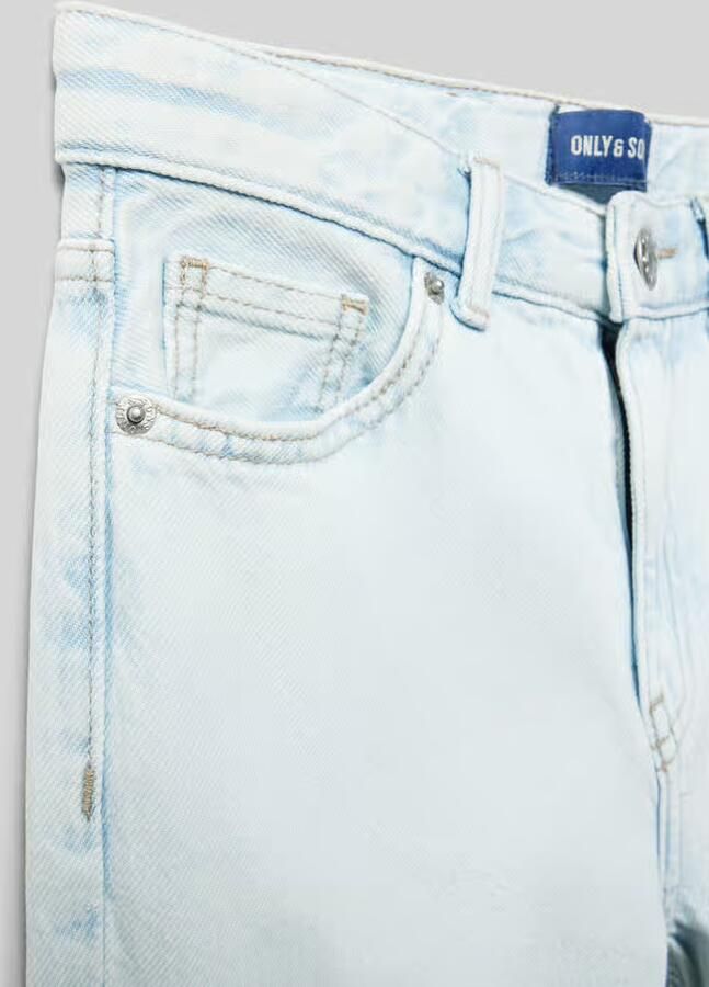 ONLY & SONS JUNIOR OSJEDGE straight leg jeans light blue denim - Foto 4
