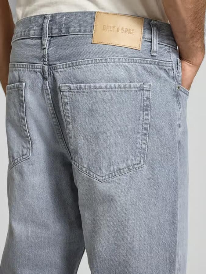 ONLY & SONS Regular fit jeans ONSEDGE STRAIGHT BROMO 0017 DOT DNM NOOS - Foto 5