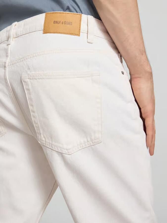 Only & Sons Straight fit jeans van puur katoen model 'EDGE'