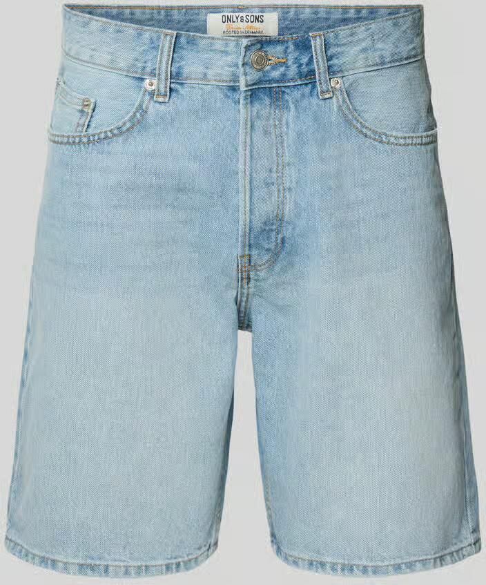 Only & Sons straight leg korte jeans van puur katoen model 'EDGE' - Foto 6