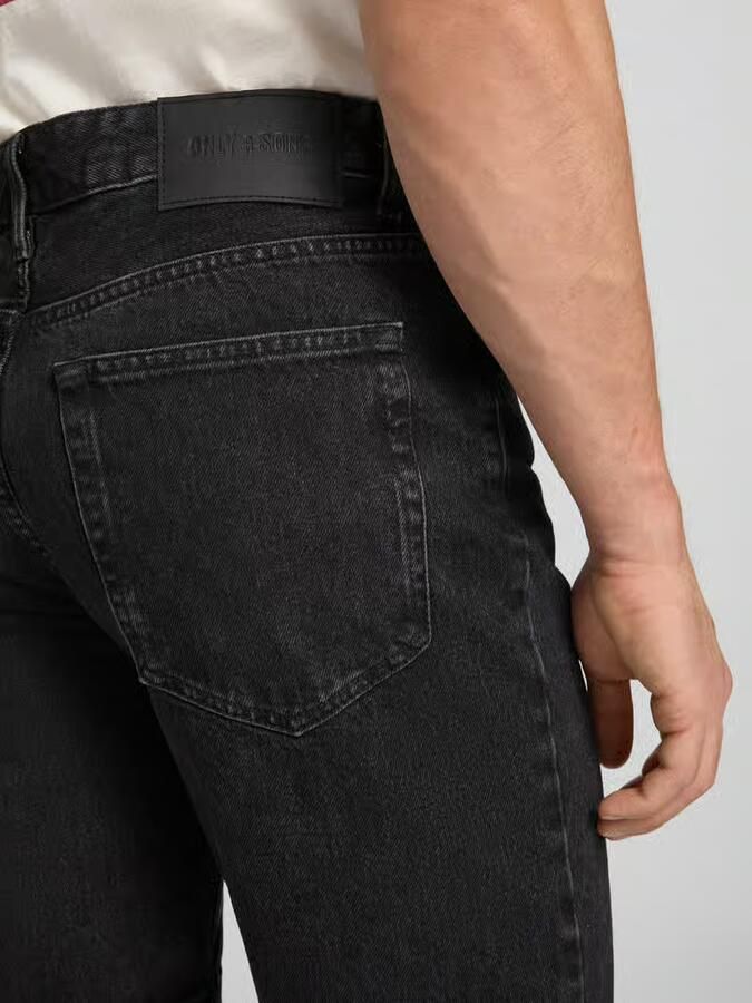 Only & Sons straight leg korte jeans van puur katoen model 'EDGE' - Foto 8