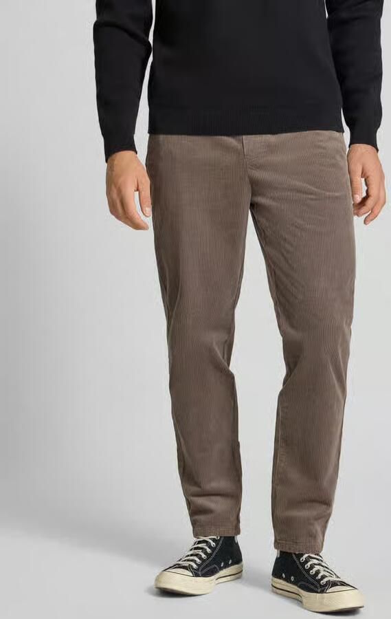 Only & Sons Tapered corduroy broek van katoenmix model 'LINUS' - Foto 7