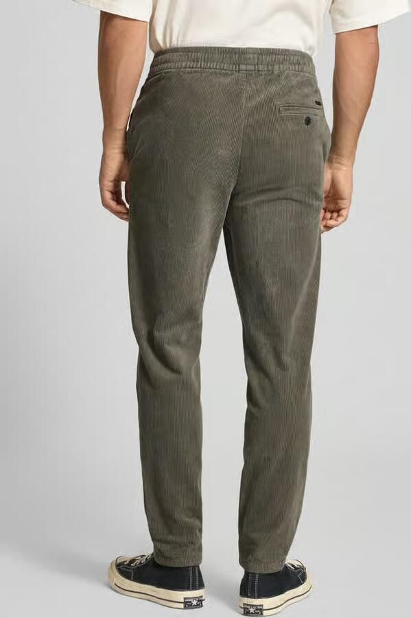 Only & Sons Tapered fit corduroy broek met elastische band model 'LINUS'