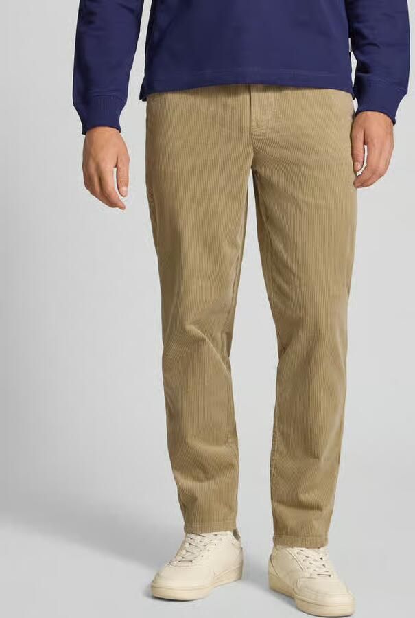 Only & Sons Tapered fit corduroy broek met elastische band model 'LINUS' - Foto 2
