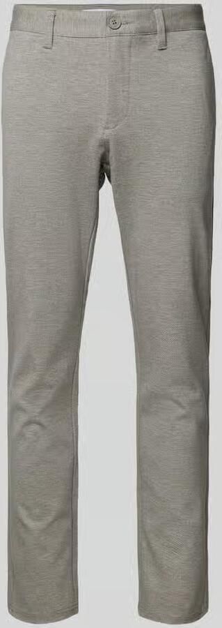 Only & Sons Tapered fit broek met knoop- en ritssluiting model 'MARK' - Foto 8