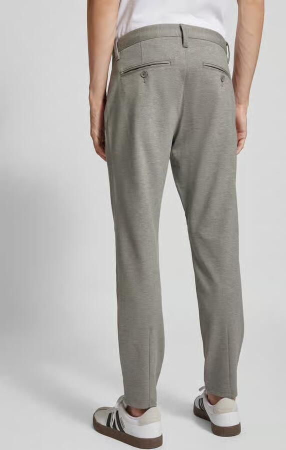 Only & Sons Tapered fit broek met knoop- en ritssluiting model 'MARK' - Foto 10