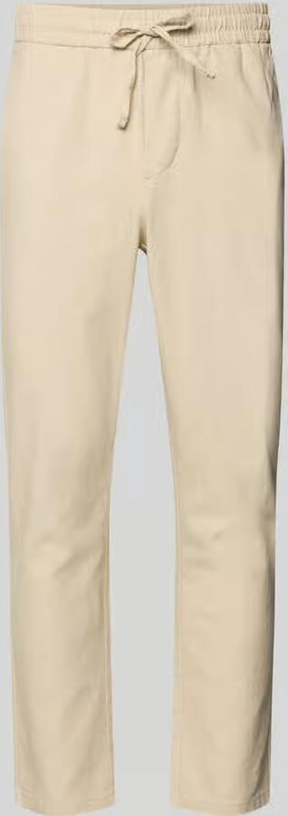 Only & Sons tapered linnenbroek van mix van katoen en linnen model 'LINUS' - Foto 9