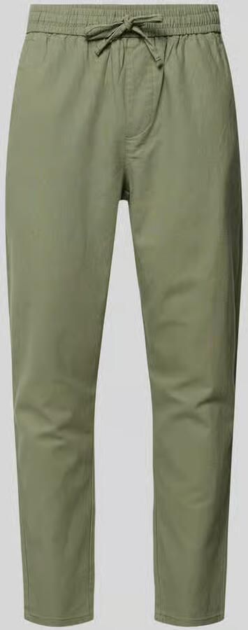Only & Sons tapered linnenbroek van mix van katoen en linnen model 'LINUS' - Foto 4