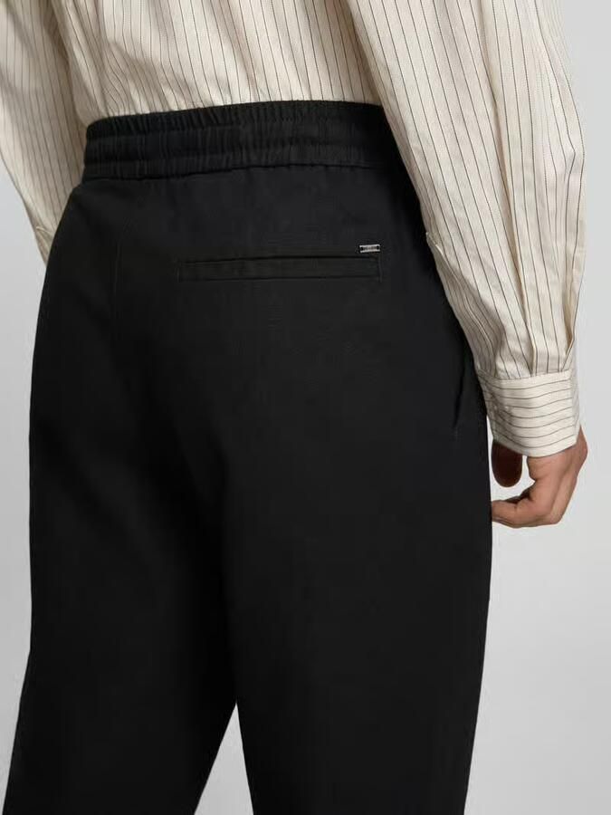 Only & Sons tapered linnenbroek van mix van katoen en linnen model 'LINUS'