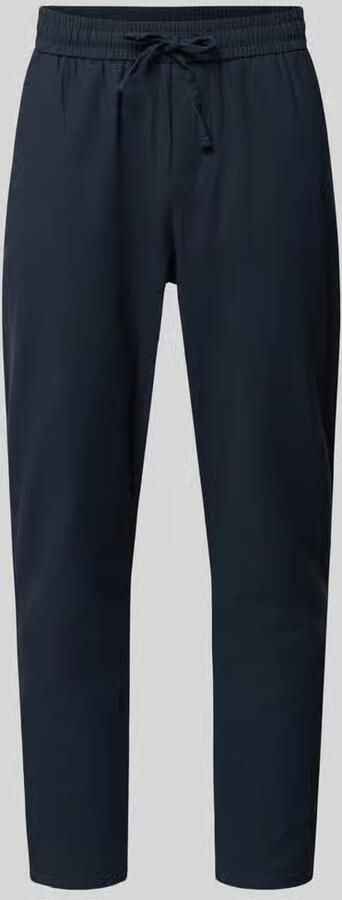 Only & Sons tapered linnenbroek van mix van katoen en linnen model 'LINUS' - Foto 7