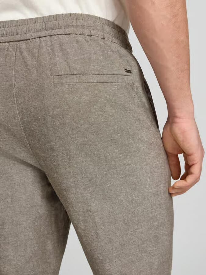 Only & Sons tapered linnenbroek van mix van katoen en linnen model 'LINUS'