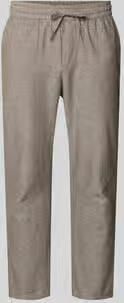 Only & Sons tapered linnenbroek van mix van katoen en linnen model 'LINUS'