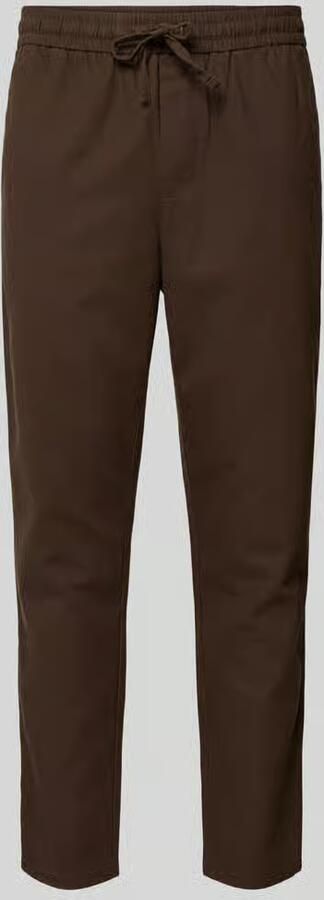 Only & Sons tapered linnenbroek van mix van katoen en linnen model 'LINUS' - Foto 2