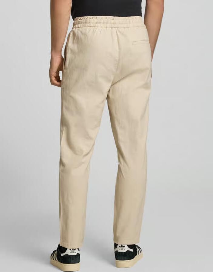 Only & Sons tapered linnenbroek van mix van katoen en linnen model 'LINUS' - Foto 7
