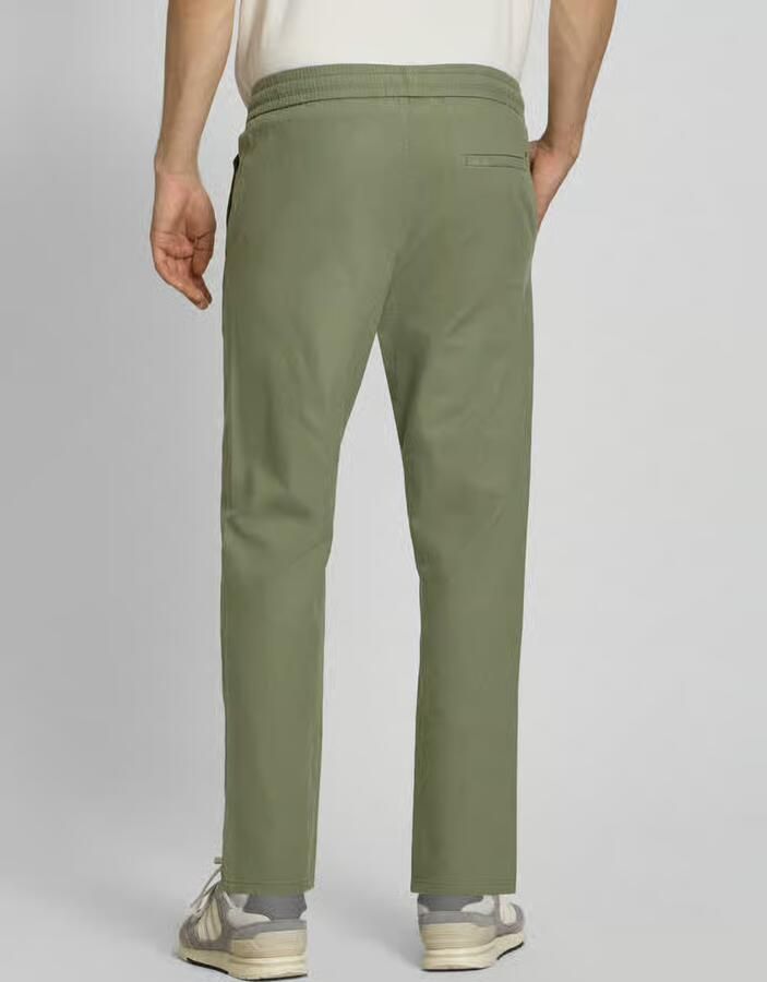 Only & Sons tapered linnenbroek van mix van katoen en linnen model 'LINUS' - Foto 3