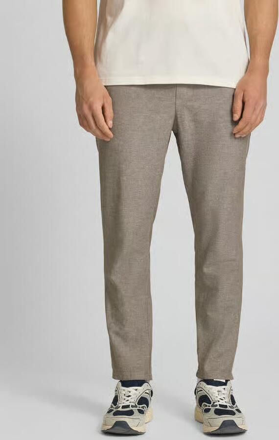Only & Sons tapered linnenbroek van mix van katoen en linnen model 'LINUS' - Foto 2