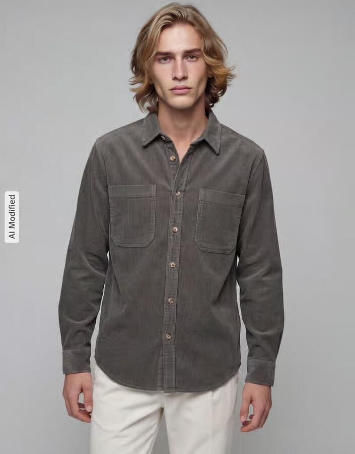 Only & Sons Relaxed fit vrijetijdsoverhemd met structuurmotief model 'ALP' - Foto 2
