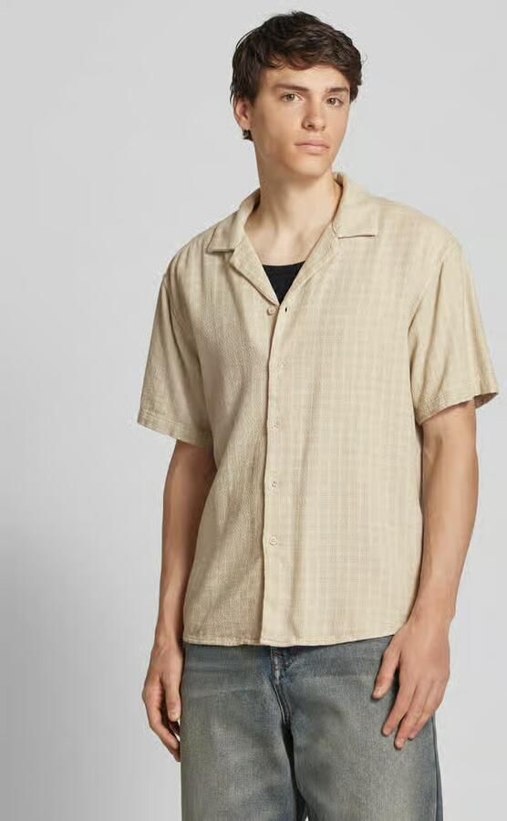 Only & Sons regular fit vrijetijdsoverhemd van mix van viscose en linnen model 'LATHAM' - Foto 12