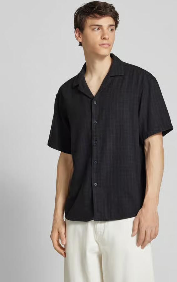 ONLY & SONS Overhemd met korte mouwen ONSLATHAM RLXSS RESORT LINEN STRUC 0257 - Foto 2
