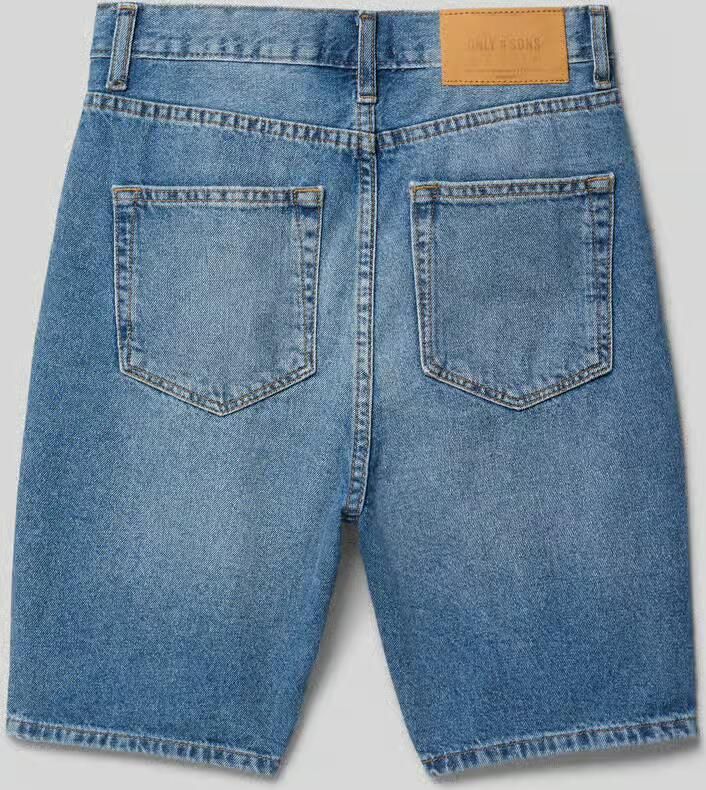 Only & Sons Wide leg korte jeans van puur katoen model 'CARL'