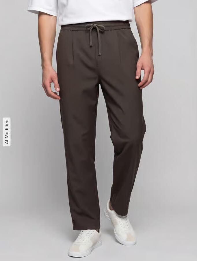 Only & Sons Wijdte broek van met bandplooien model 'WILL' - Foto 3