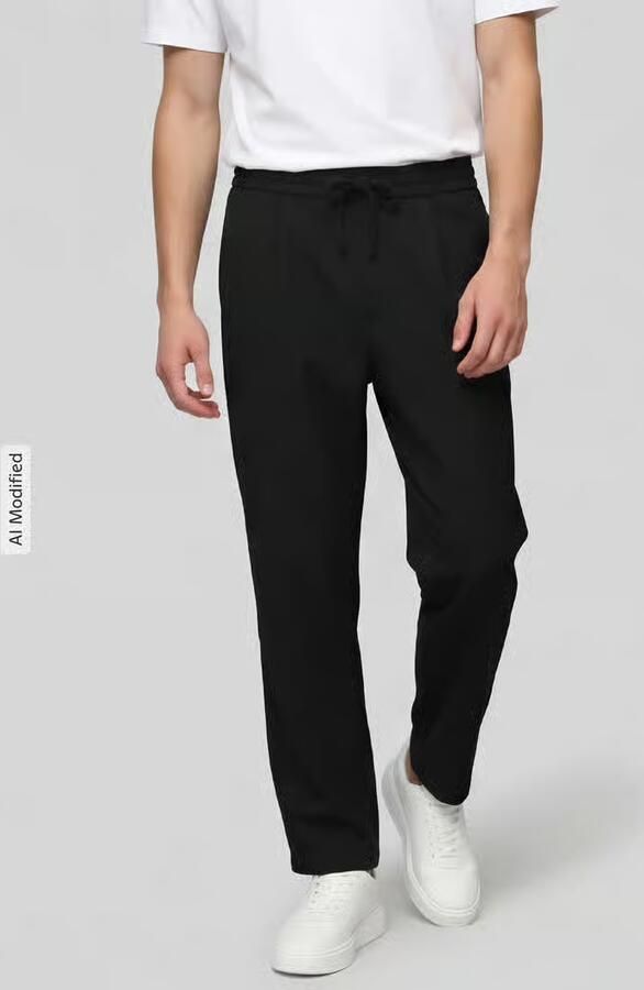 Only & Sons Wijdte broek van met bandplooien model 'WILL' - Foto 2