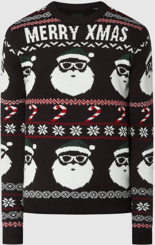 Only & Sons Pullover met kerstmotief model 'Santa'