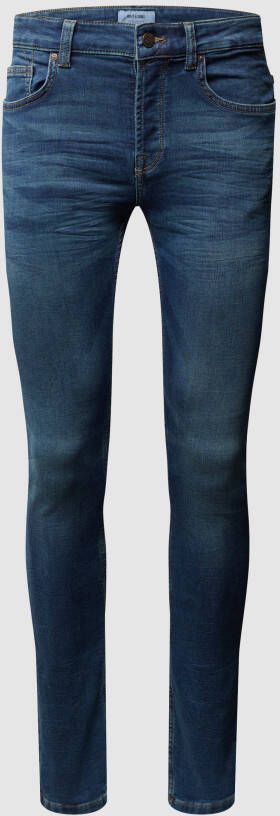 Only & Sons Stone-washed slim fit jeans