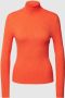Only Gebreide Rollneck Pullover Red Dames - Thumbnail 2