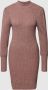 Only Gebreide jurk met opstaande kraag model 'KATIA' - Thumbnail 1