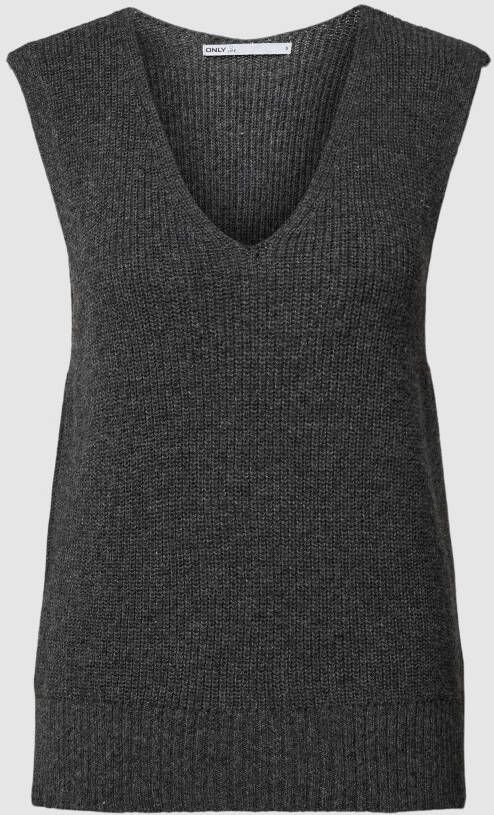 Only Gebreide pullover in mouwloos design model 'Paris'