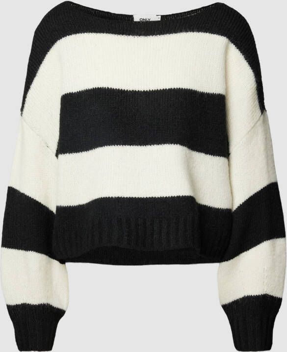 Only Gebreide pullover met blokstrepen model 'AYA' - Foto 4
