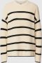 Only Trui met ronde hals ONLPERNILLE LS STRIPE O-NECK KNT NOOS - Thumbnail 2