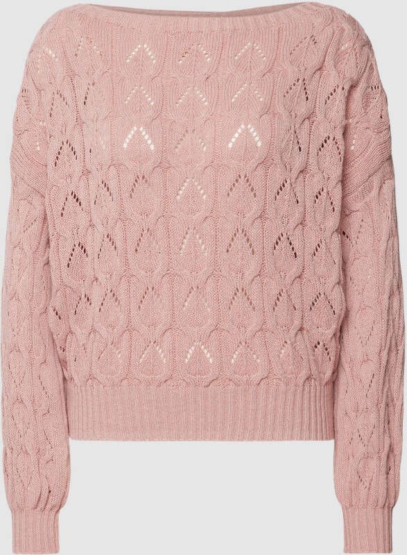 Only Gebreide pullover met kabelpatroon model 'Brynn'