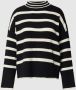 Only Comfort fit gebreide pullover met brede ribboordjes - Thumbnail 2