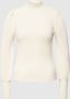 Only Regular fit gebreide pullover van viscosemix model 'KATIA' - Thumbnail 2