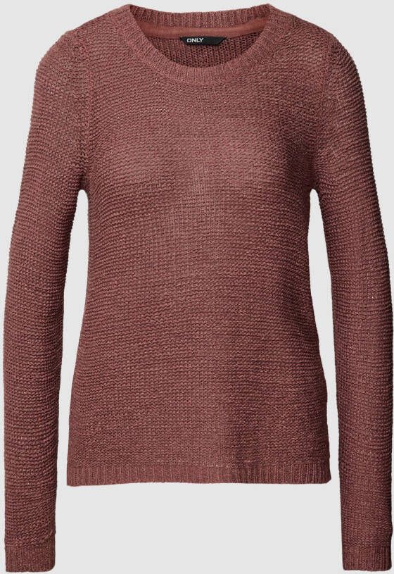 Only Gebreide pullover met ronde hals model 'GEENA'