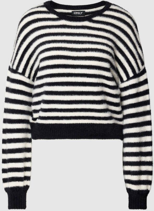 Only Relaxed fit gebreide pullover met all-over motief model 'PIUMO' - Foto 5