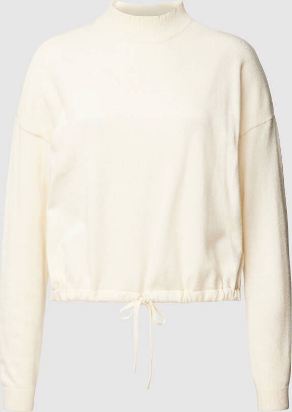 Only Gebreide pullover van viscosemix met tunnelkoord model 'IBI'