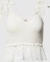 Only Slim fit top met bandjes van katoenmix model 'KRISTIN' - Thumbnail 1