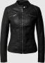 Only Leren jas voor vrouwen Bandit imitation cuir biker Zwart Dames - Thumbnail 2