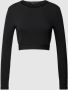Only Kort shirt met lange mouwen en ronde hals model 'NIKITA' - Thumbnail 2