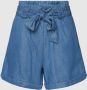 Only Loose fit high waist korte broek met strikceintuur model 'BEA SMILLA' - Thumbnail 1