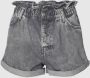 ONLY high waist straight fit jeans short ONLCUBA grey denim - Thumbnail 2