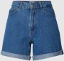 Only Korte jeans van katoen met vaste omslag aan de pijpen - Thumbnail 2