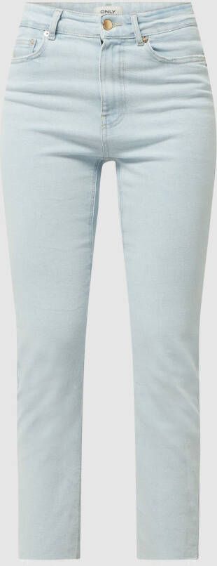 Only Korte skinny fit jeans met stretch model 'Emily'