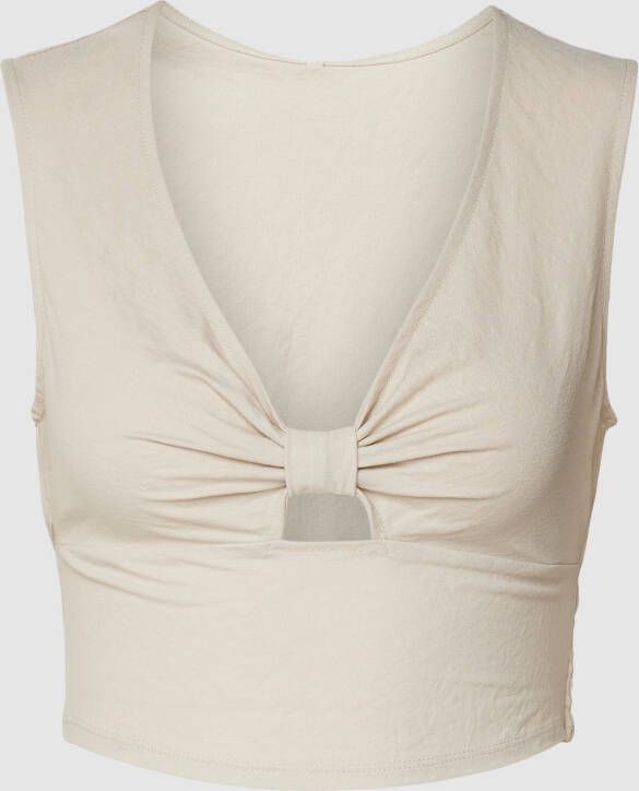 Only Korte top met cut-out model 'JANY'