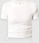 Only Kort T-shirt met strikdetails model 'AMY' - Thumbnail 1